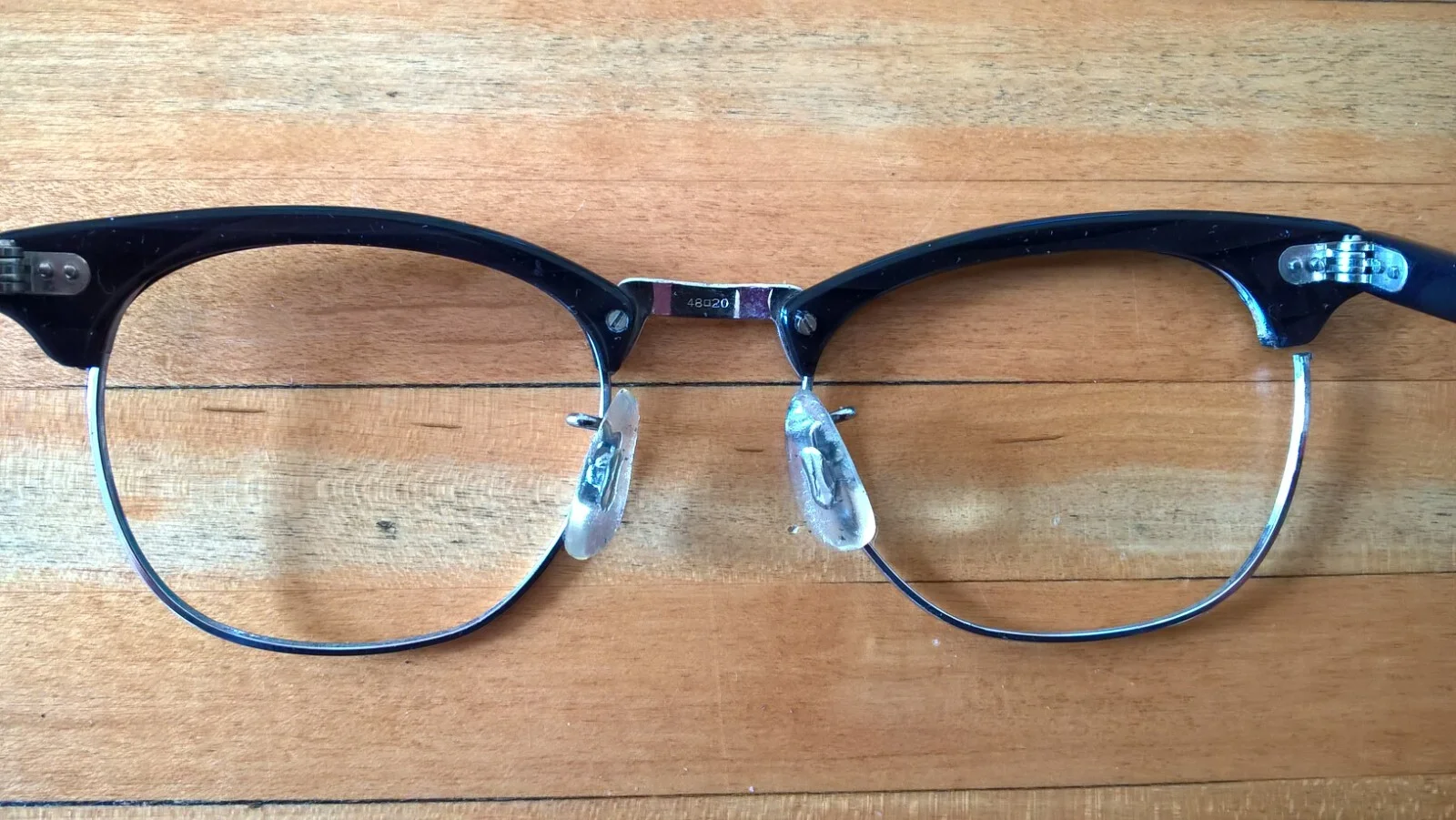 Retro Vintage Eyeglass Frames -- Dobbs II CH SRO 140 Handmade USA; Needs Repair 3
