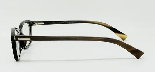 RetroSpecs Buffalo Horn 12K GF Inlay Eyeglasses Circa 1930-40’s ~ Frames Only 3