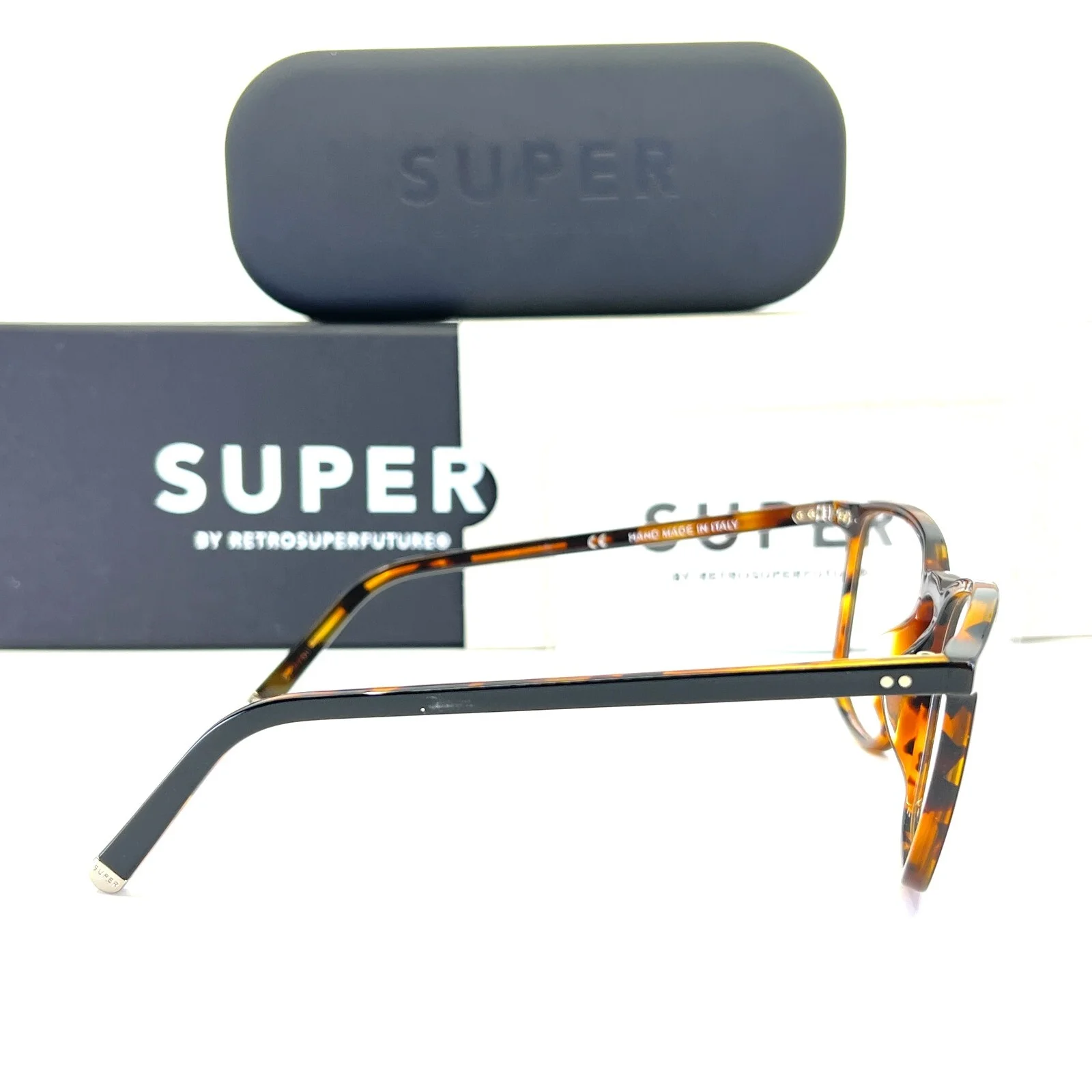 RETROSUPERFUTURE 7PM/D3/T Eyeglasses Brown Tortoise Frames 48-19 145 mm 4