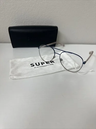 Retrosuperfuture Glasses Numero 34 Navy/Rosa 3