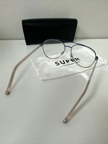 Retrosuperfuture Glasses Numero 34 Navy/Rosa 4