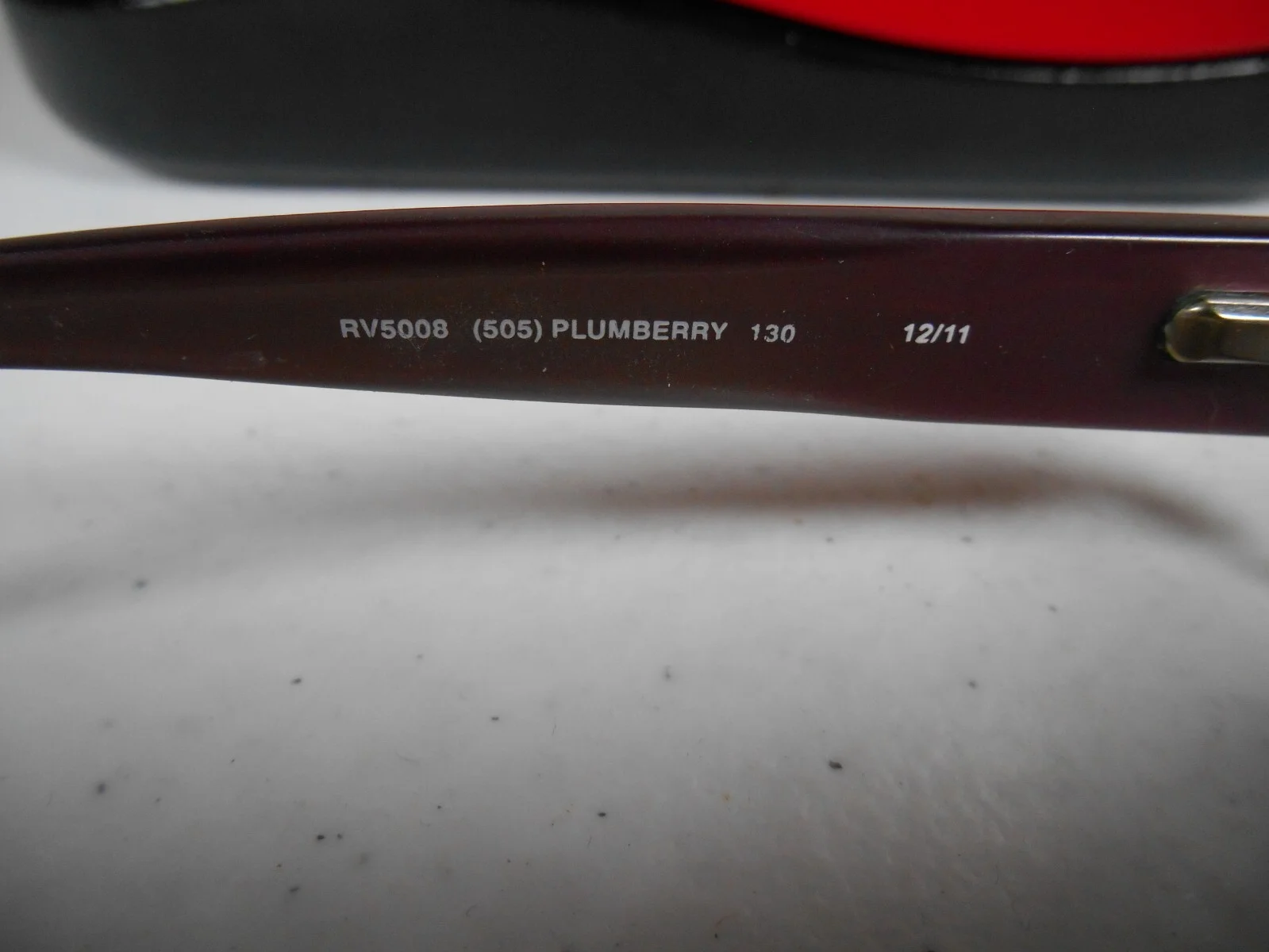 Revlon RV5008 (505) Half Rim Rectangle Eyeglasses Frames Only Plumberry 12/11 3