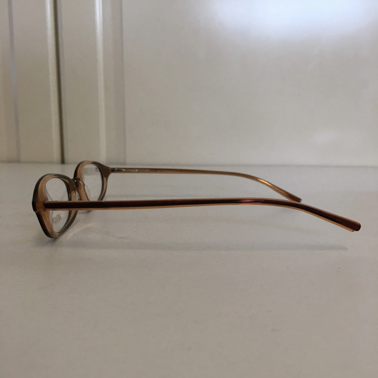 Revlon RV503 Brown Russet Eyewear Frames Glasses Eyeglass Womens Vintage 3