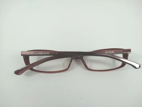 Revlon RV558 Auburn Pearl Red Eyeglasses Frame 52-15-135 Used Free Lens Wipes 2