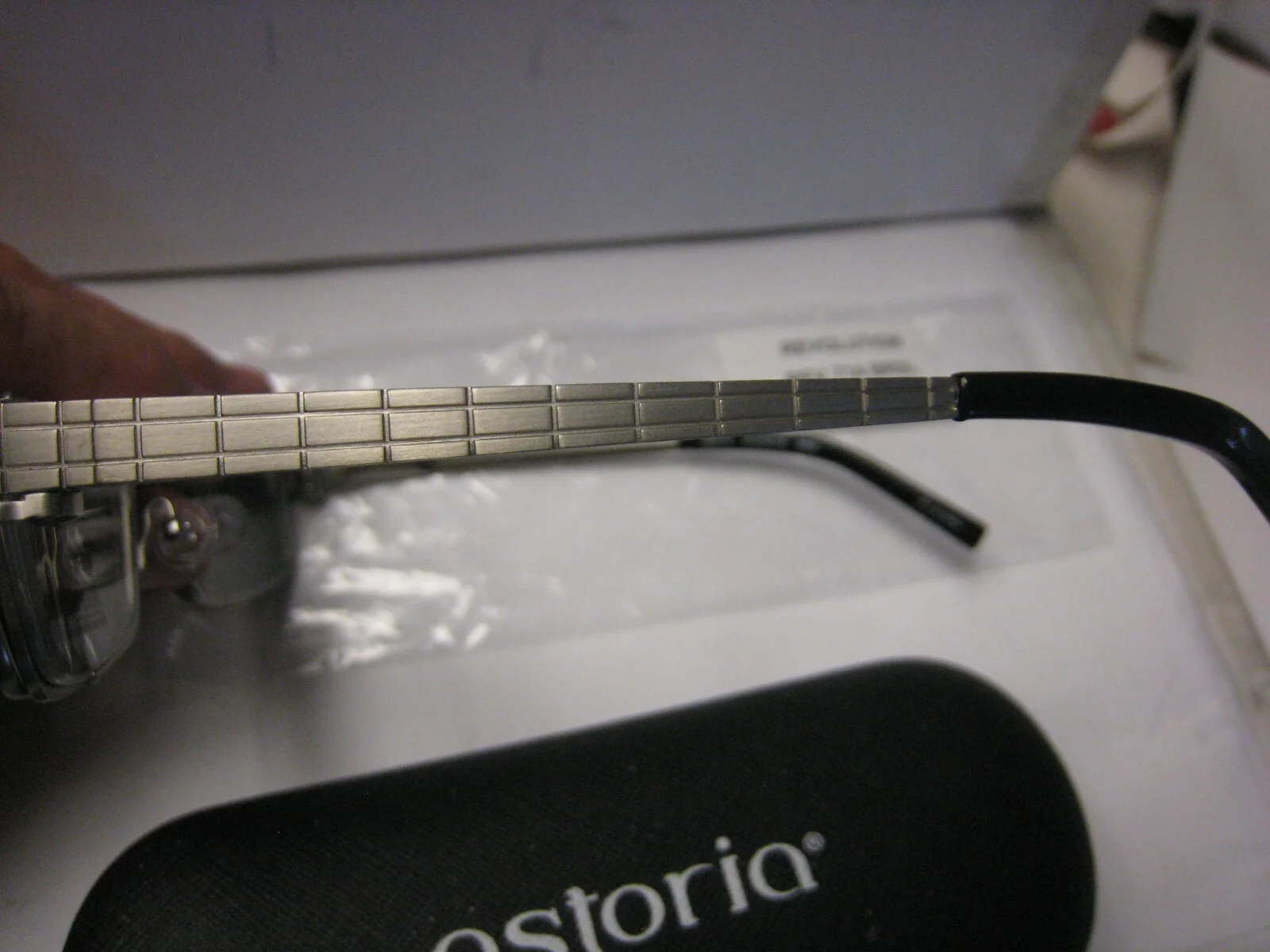 Revolution Eyeglass DEMO Frame W/ Magnet sun shade REV743 LBRG 60-20-150 3