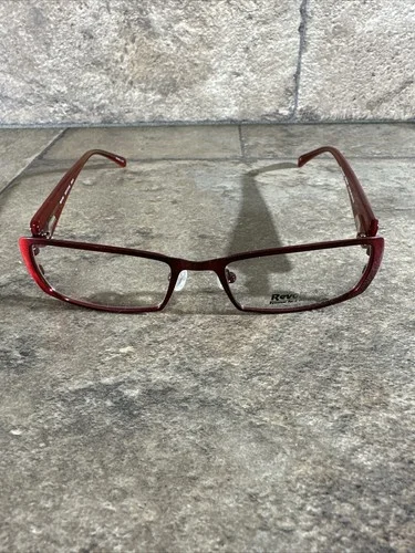 Revolution Eyewear REV755 RDLR Red Metal Eyeglasses Frames 52-17-135 2