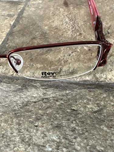 Revolution REV708 RDLS Eyeglasses Frame Metal With Demo Lenses 51-16-140 NEW 2