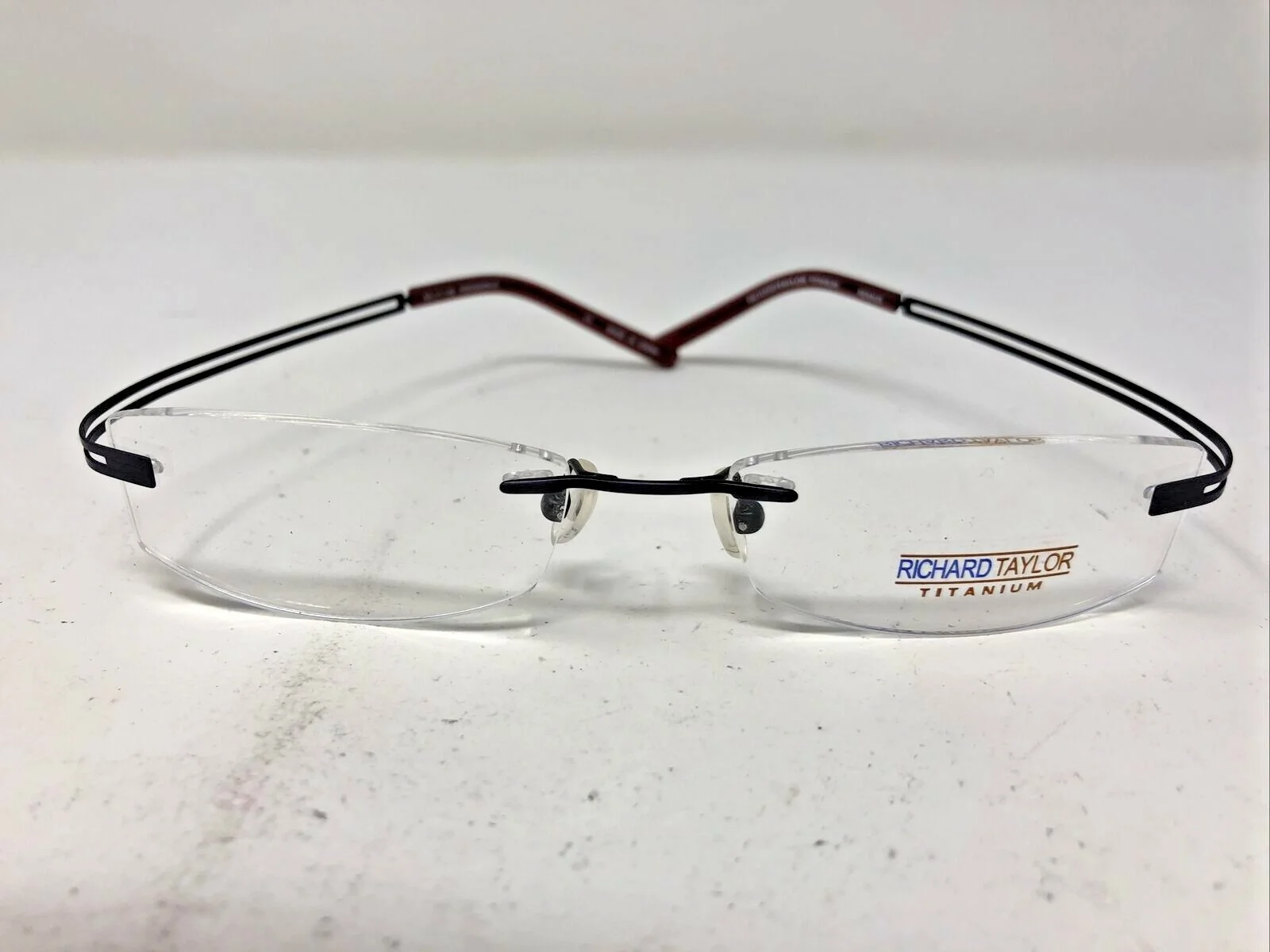 Richard Taylor Eyeglasses Frames RENAUD Titanium Periwinkle 53-17-135 LW17