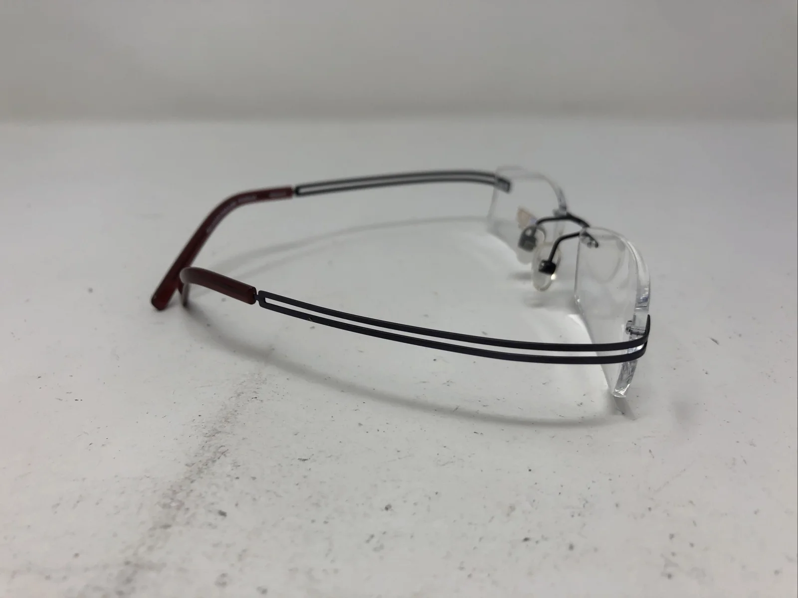 Richard Taylor Eyeglasses Frames RENAUD Titanium Periwinkle 53-17-135 LW17 2