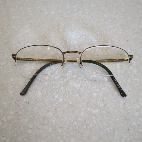 Richard Taylor Scottsdale Alex Brown Semi Rimless Eyeglasses 51-19-140