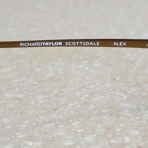 Richard Taylor Scottsdale Alex Brown Semi Rimless Eyeglasses 51-19-140 3
