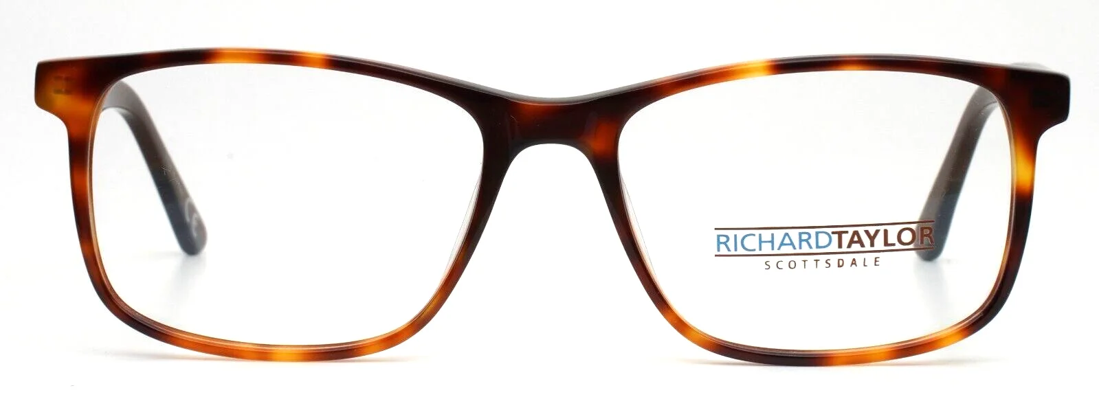 RICHARD TAYLOR SCOTTSDALE Fiyero Tortoise Mens Rectangle Eyeglasses 55-17-145 2