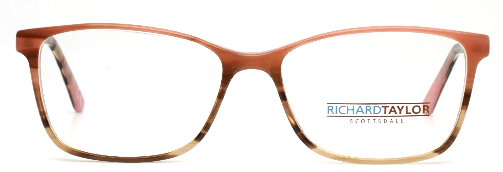RICHARD TAYLOR SCOTTSDALE Glinda Rose Womens Rectangle Eyeglasses 55-16-140 B:38 2