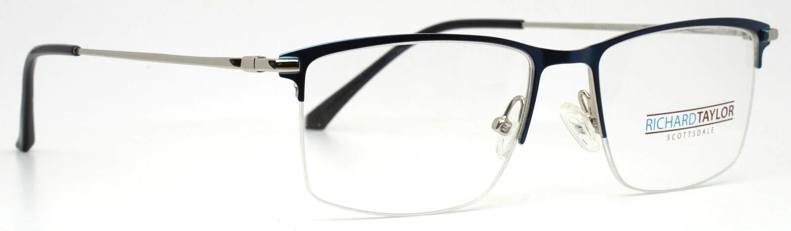 RICHARD TAYLOR SCOTTSDALE Jalen Navy Mens Rectangle Eyeglasses 52-17-145 3