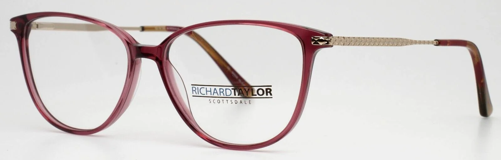 RICHARD TAYLOR SCOTTSDALE Jodie Bordeaux Womens Eyeglasses 53-14-140 B:41