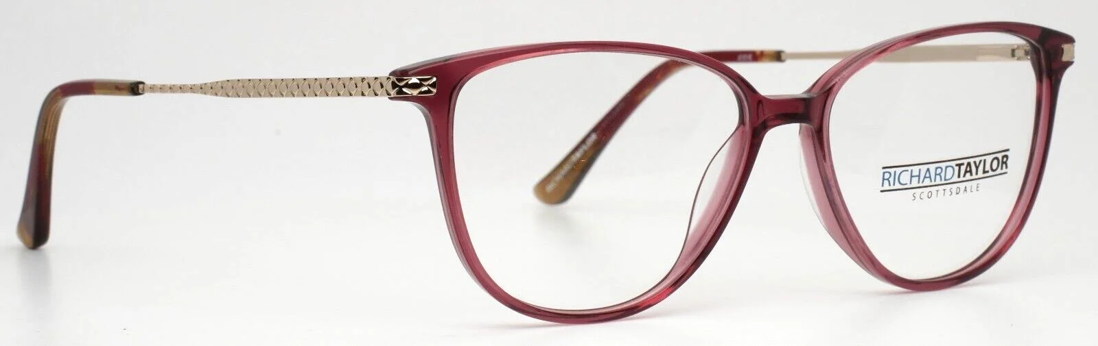 RICHARD TAYLOR SCOTTSDALE Jodie Bordeaux Womens Eyeglasses 53-14-140 B:41 3