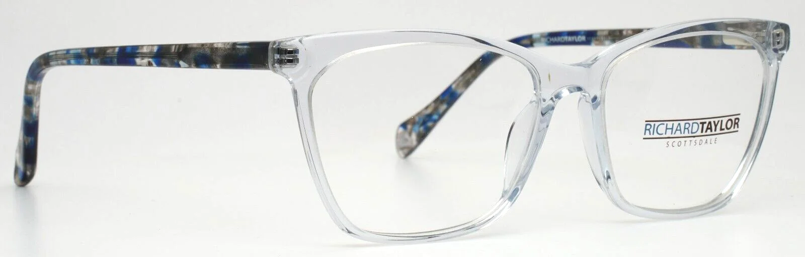 RICHARD TAYLOR SCOTTSDALE Viola Blue Crystal Womens Cat Eye Eyeglasses 54-16-140 3