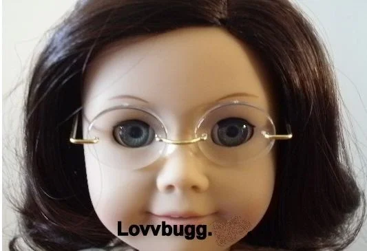 Rimless Eye Glasses for American Girl 18