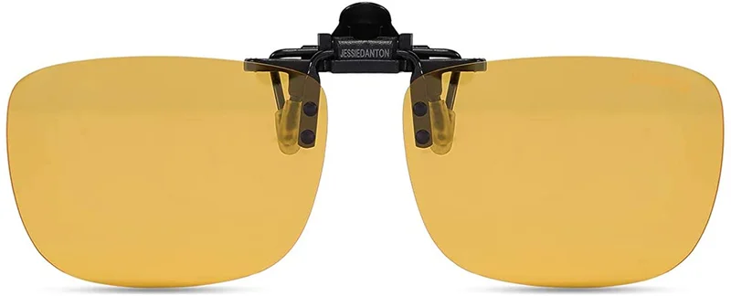 Rimless Flip Up Clip On Sunglasses Men Women Polarized Driving Fishing Cycling Night Vision Glasses Myopia Clip on Eyeglasses
