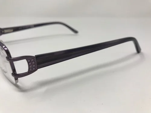 Rims Eyewear Legacy Eyeglasses 1051B-N Purple Half Rim 53-17-135mm NH69 2