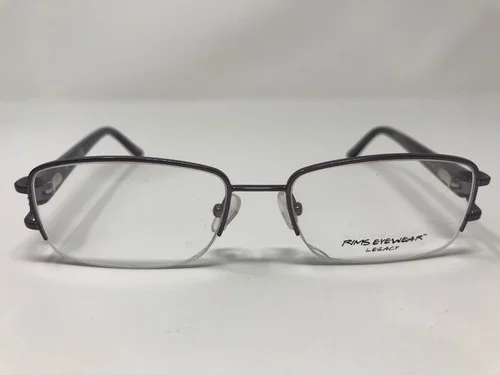 Rims Eyewear Legacy Eyeglasses 1051B-N Purple Half Rim 53-17-135mm NH69 3