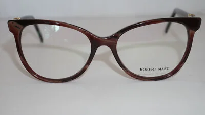Robert Marc Eyeglasses New ORYX-RHS Wooden Brown Hand Made In France