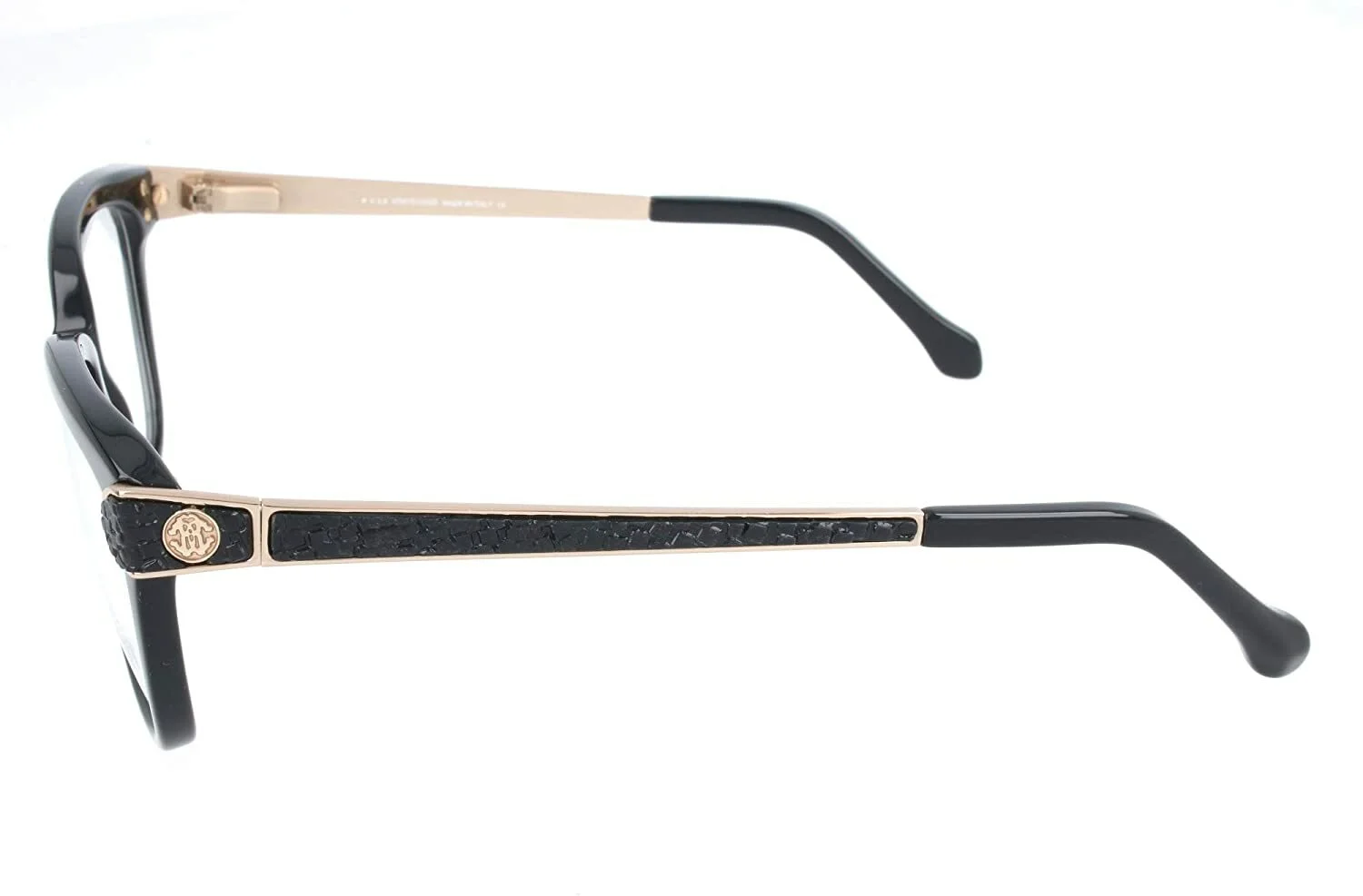Roberto Cavalli Polaris RC934 RC0934 001 Black Gold Eyeglasses Frame 53-15-135 2