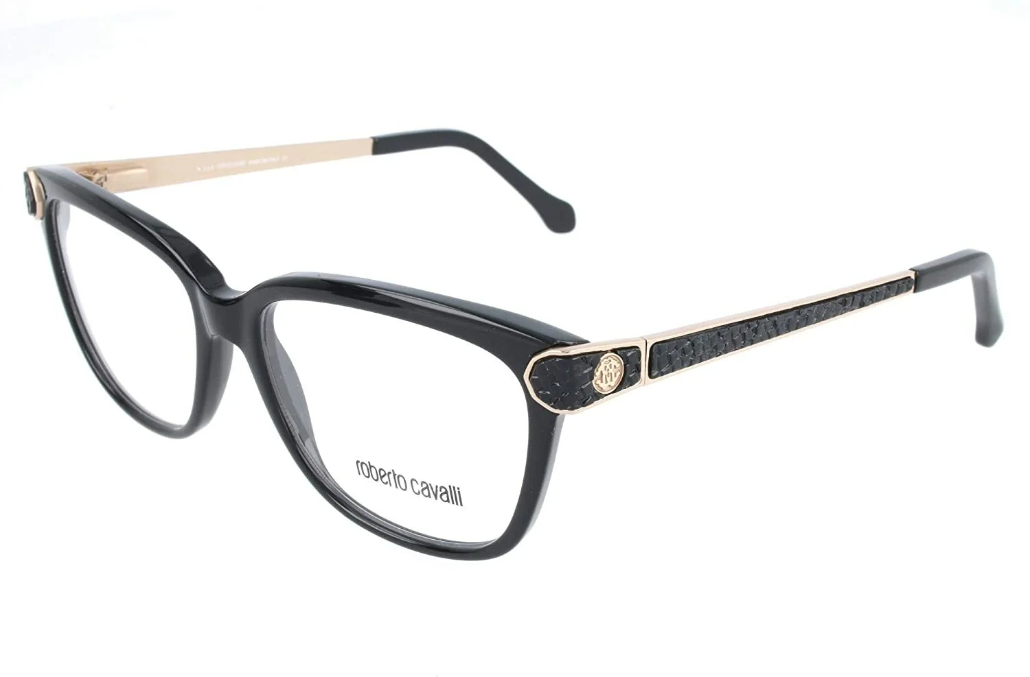 Roberto Cavalli Polaris RC934 RC0934 001 Black Gold Eyeglasses Frame 53-15-135 3