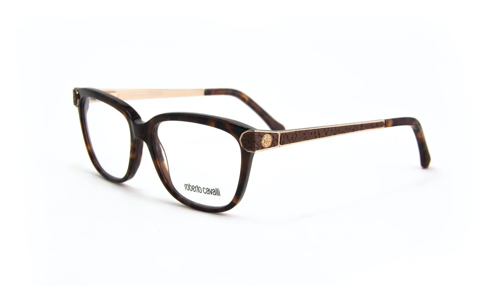 Roberto Cavalli Polaris RC934 RC0934 52 Tortoise Gold Eyeglasses Frame 53-15-135