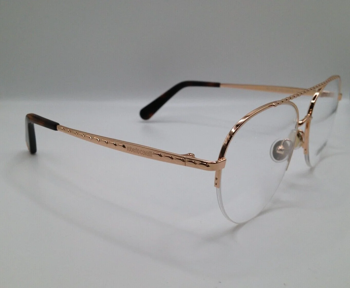 Roberto Cavalli RC 5105 033 Rose Gold Metal Aviator Eyeglasses Frame 53-16-140 3