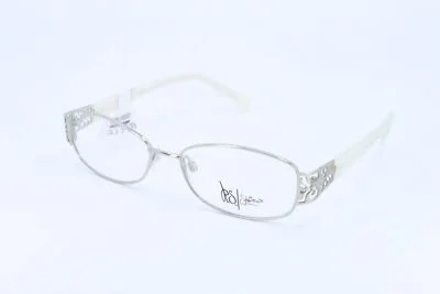 Roberto Steffani AS79 Silver Oval Women Full Rim 53-16-135 Eyeglasses Frames