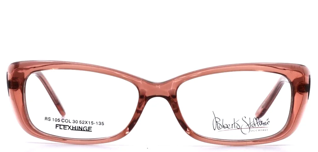 ROBERTO STEFFANI RS105 30 Blush Womens Cat Eye Eyeglasses 52-15-135 B:29 3
