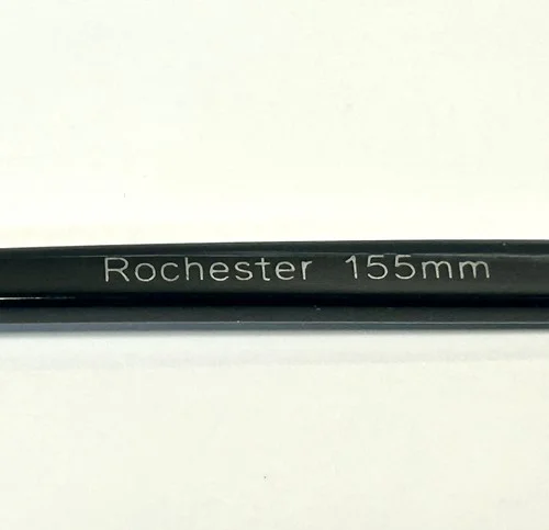 ROCHESTER R-5A Cellulose Acetate Black Frame 52-24-155mm Military Eyeglasses 10X 3