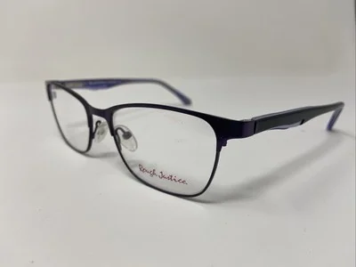 Rough Justice Eyeglasses Frame RJ Wink Dark Purple 52-17-135 Full Rim OB74 2