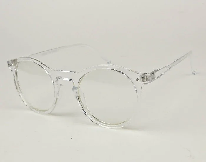 Round Circle Vintage Hipster Keyhole Thin Wayfar Frames Clear Eyeglasses 80262 M