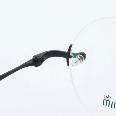 Round Retro Glasses Black Steve Jobs Style Classic Eyewear 3