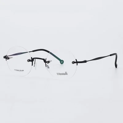 Round Retro Glasses Black Steve Jobs Style Classic Eyewear 4