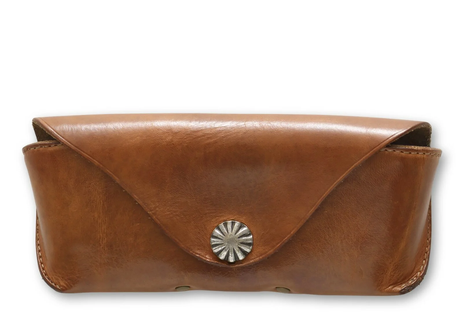 RRL Ralph Lauren Italian Leather Concho Glasses Eyeglass Case