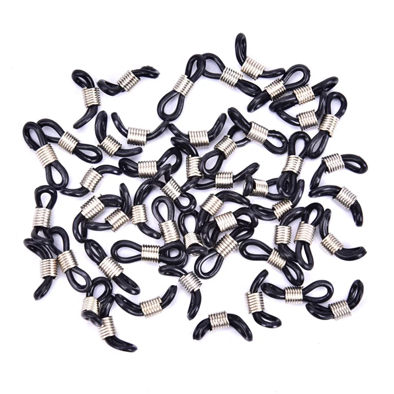 Rubber Connectors Ends Eyeglass Glasses Spectacles Holder Chain CordComponen-=m 1