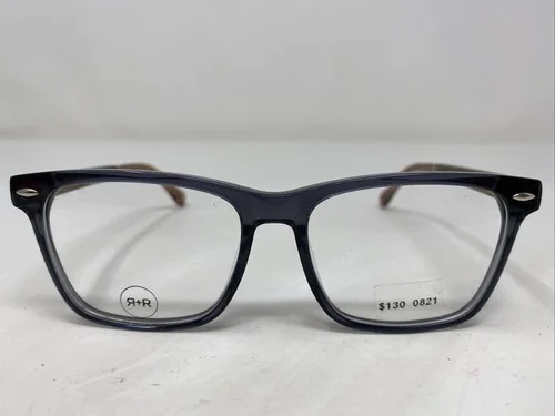 Rugged & Rogue 0821 53-16-135 Gray/Brown Wood Full Rim Eyeglasses Frame V308
