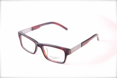 Rx Masculine Design Eyeglass Frames Burgundy Color Comfortable Full Frame 2