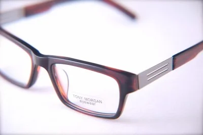 Rx Masculine Design Eyeglass Frames Burgundy Color Comfortable Full Frame 4