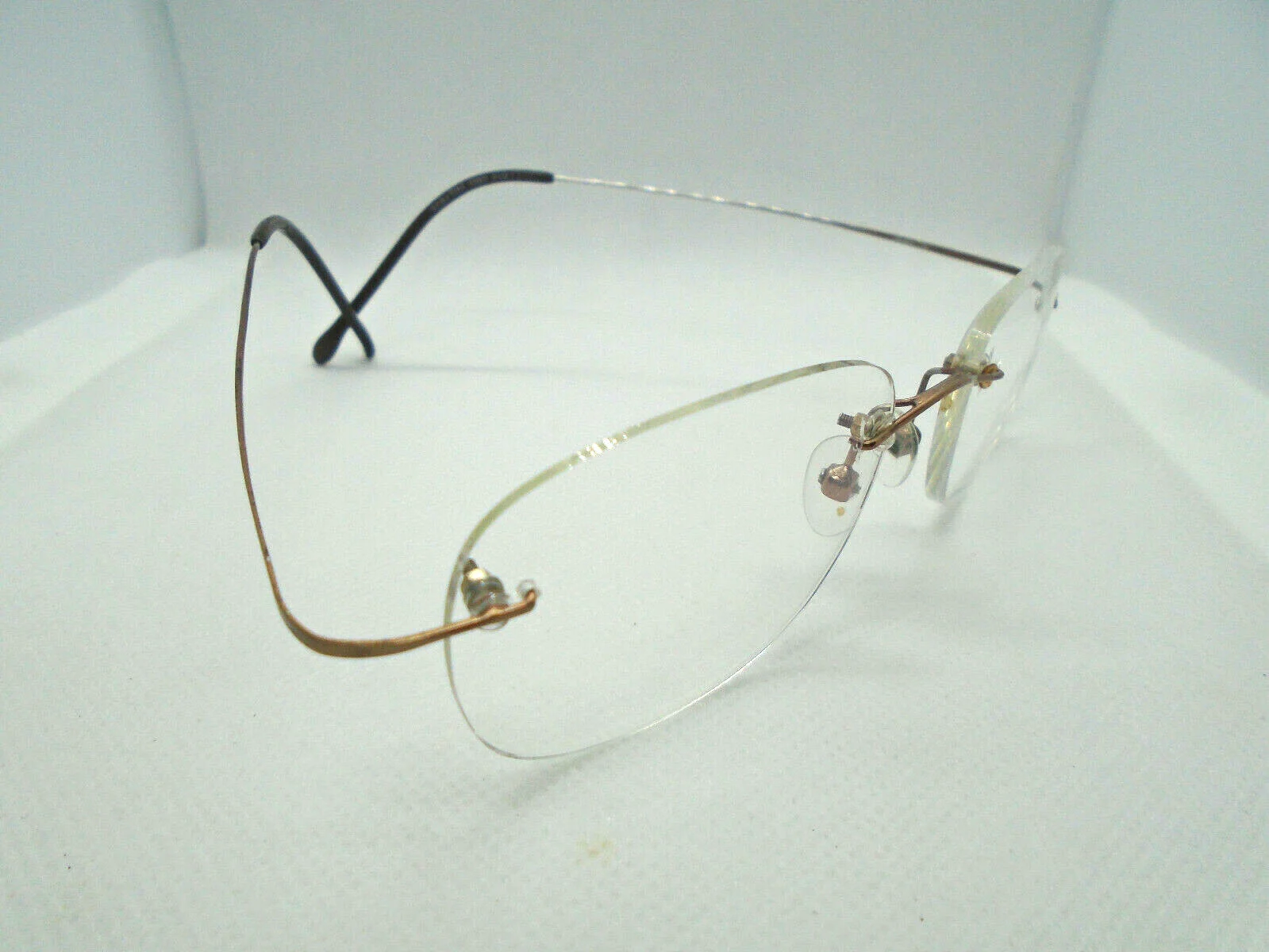 Sabatini Thin Rim 7 Rimless Eyeglass Frames 51-16 3