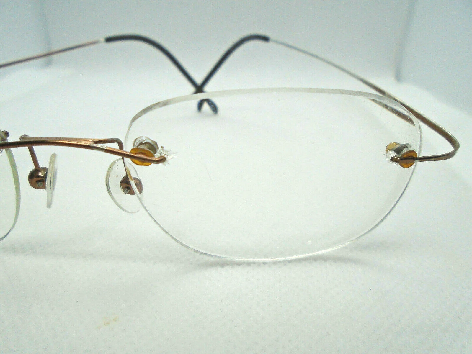 Sabatini Thin Rim 7 Rimless Eyeglass Frames 51-16 4
