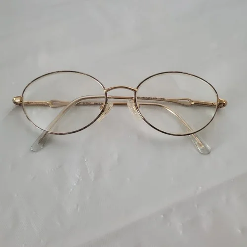 SAFILO Elasta 4654 K4E Gold Metal Eyeglasses Frames 52-17-135 Italy 2