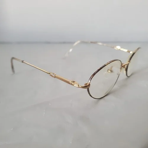SAFILO Elasta 4654 K4E Gold Metal Eyeglasses Frames 52-17-135 Italy 4