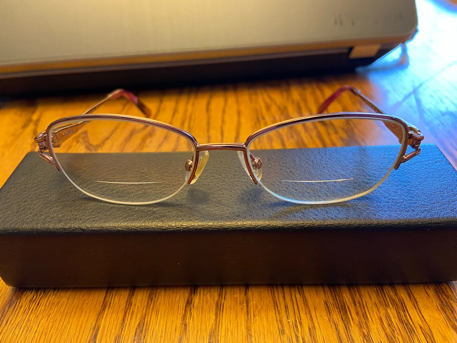 SAFILO ELASTA E4856 Rose Eyeglass Frames Italy Decorative Temples 49 16 4-1 4