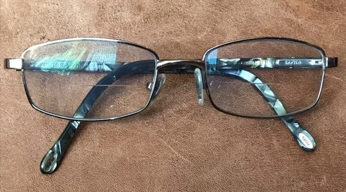 Safilo Elasta Eyeglasses Glasses for Frames Italy Metal Mother of Pearl Clean!