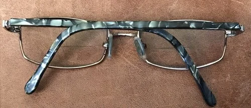 Safilo Elasta Eyeglasses Glasses for Frames Italy Metal Mother of Pearl Clean! 3