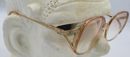 Safilo Elasta Eyeglasses VTG 5660 GV7 130 Italy 70 80 Oversize Metal FRAMES ONLY 4